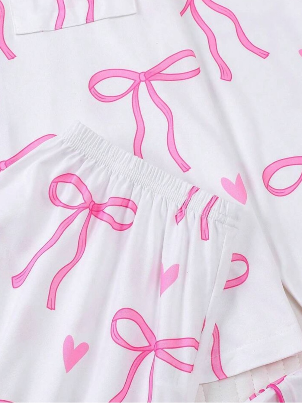 Women’s Bow Pajama Set - XL - Picture 8 of 10